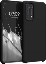 kwmobile telefoonhoesje voor Oppo Find X3 Lite - Hoesje met siliconen coating - Smartphone case in zwart