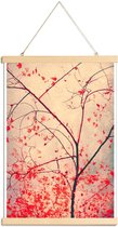 JUNIQE - Posterhanger Red October -40x60 /Blauw & Bruin