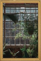 JUNIQE - Poster met houten lijst The Tropical Glasshouse -20x30 /Groen