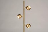 Lumidora Vloerlamp 74194 - 3 Lichts - G9 - Goud - Messing - Metaal