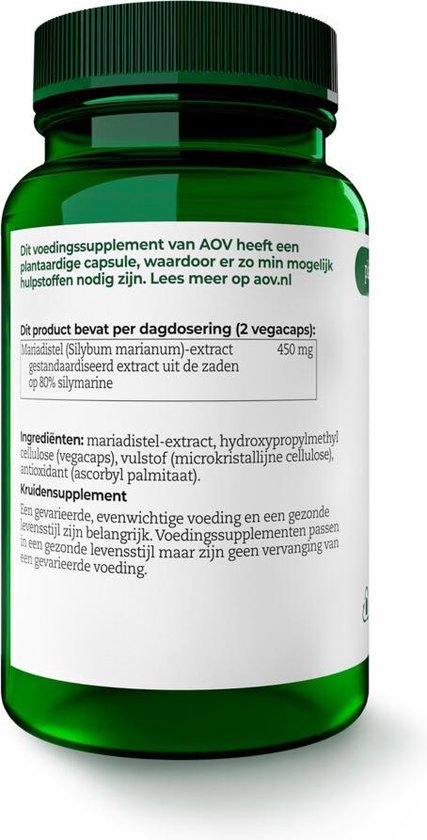 Groene fles met etiket waarop de ingrediëntenlijst en gebruiksinformatie staan.