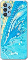 6F hoesje - geschikt voor Samsung Galaxy A32 4G -  Transparant TPU Case - Endless Azure #ffffff