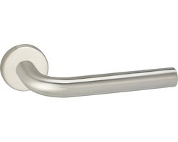 Impresso Dursley Deurklink – Deurbeslag – Rond – Rozet – Zilver