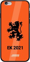 6F hoesje - geschikt voor iPhone 6 -  TPU Case - Nederlands Elftal - EK 2021 #ffffff