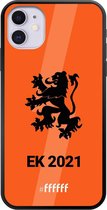 6F hoesje - geschikt voor iPhone 11 -  TPU Case - Nederlands Elftal - EK 2021 #ffffff