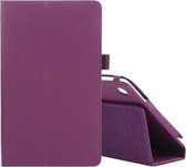 Voor Samsung Galaxy Tab A7 Lite T220/T225 Litchi Textuur Effen Kleur Horizontale Flip Lederen Case met Houder & Pen Slot (Paars)