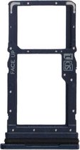 Simkaarthouder + Micro SD-kaarthouder voor Motorola Moto G8 (zwart)
