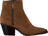 Notre-V Ai397 Enkellaarsjes - Enkelboots - Dames - Cognac - Maat 37