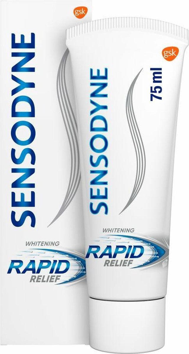 Sensodyne Tandpasta Rapid Relief Whitening 75ml