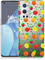GSM Hoesje OnePlus 9 Pro TPU Bumper Doorzichtig Fruits