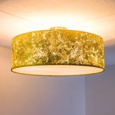 ROTHFELS - plafondlamp - 4 lichts - staal, aluminium, slagmetaal - H: 23 cm - E27 - goud, wit