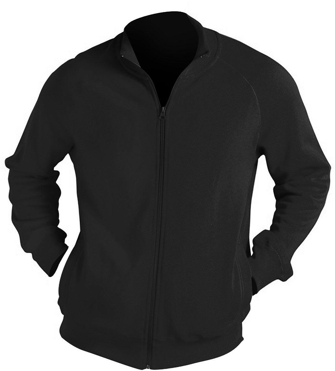 SOLS Heren Sundae Full Zip Sweat Jacket Zwart