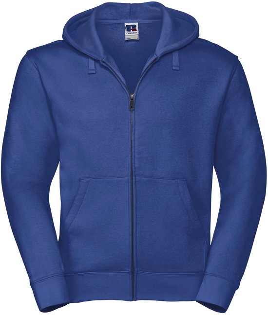 Russell Mens Authentic Full Zip Sweatshirt / Hoodie (Bright Royal)