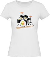 Sushi Drums - Muziek T-Shirt Dames - Katoen