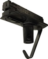 Hanglamp adapter 1-fase rail zwart