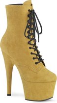 Pleaser Plateau Laarzen, Paaldans schoenen -39 Shoes- ADORE-1020FS Paaldans schoenen Geel