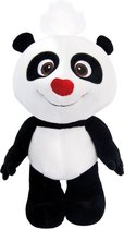 Bino Knuffelpanda Junior 25 Cm Pluche Zwart/wit