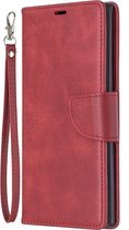 Samsung Galaxy Note 10 Plus Hoesje - Mobigear - Excellent Serie - Kunstlederen Bookcase - Rood - Hoesje Geschikt Voor Samsung Galaxy Note 10 Plus