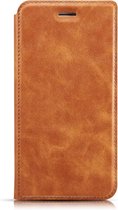 Apple iPhone 11 Pro Max Hoesje - Mobigear - Slim Wallet Serie - Kunstlederen Bookcase - Cognac - Hoesje Geschikt Voor Apple iPhone 11 Pro Max