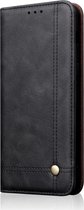 OnePlus 7 Pro Hoesje - Mobigear - Stitching Serie - Kunstlederen Bookcase - Zwart - Hoesje Geschikt Voor OnePlus 7 Pro