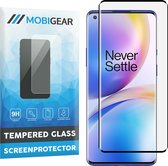 Mobigear Curved Gehard Glas Ultra-Clear Screenprotector voor OnePlus 8 Pro - Zwart