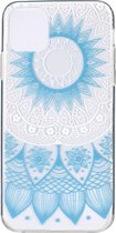 Apple iPhone 12 Pro Max Hoesje - Mobigear - Design Serie - TPU Backcover - Mandala Blue - Hoesje Geschikt Voor Apple iPhone 12 Pro Max