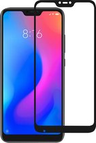 Mobigear Edge To Edge Gehard Glas Ultra-Clear Screenprotector voor Xiaomi Redmi 6 Pro - Zwart