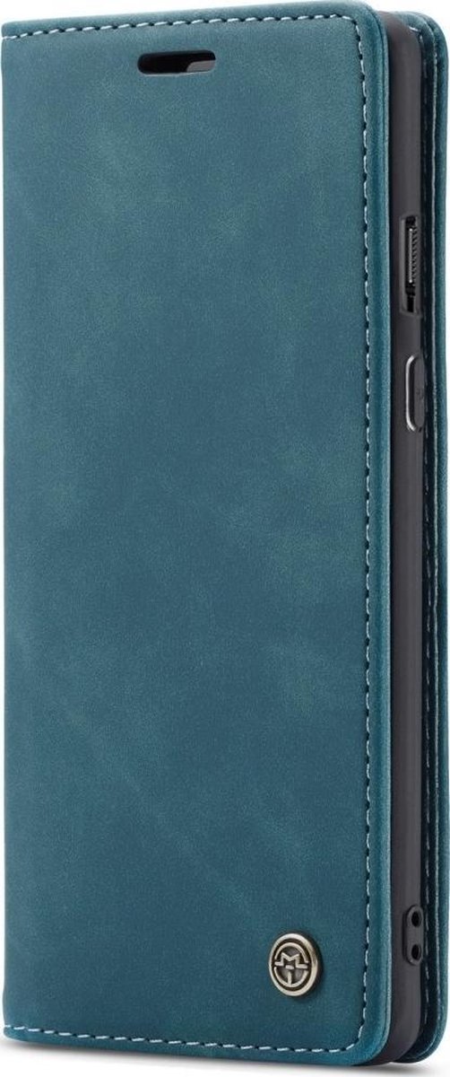 Caseme Telefoonhoesje geschikt voor OnePlus 8 Pro Hoesje | Caseme Bookcase Portemonnee | Pasjeshouder voor 2 Pasjes | Telefoonhoesje voor Pinpas / OV Kaart / Rijbewijs - Blauw
