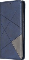 Xiaomi Mi 9T Pro Hoesje - Mobigear - Rhombus Slim Serie - Kunstlederen Bookcase - Blauw - Hoesje Geschikt Voor Xiaomi Mi 9T Pro