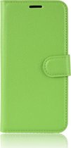 Samsung Galaxy Note 10 Lite Hoesje - Mobigear - Classic Serie - Kunstlederen Bookcase - Groen - Hoesje Geschikt Voor Samsung Galaxy Note 10 Lite