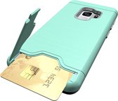 Mobigear Creditcard Hardcase voor de Samsung Galaxy S9 - Turquoise