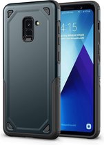 Mobigear Armor Hardcase voor de Samsung Galaxy A6 Plus (2018) - Marineblauw