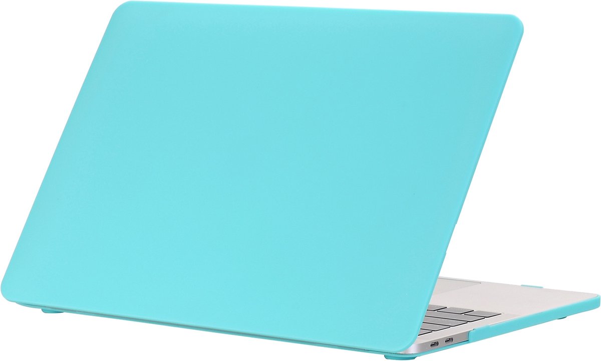 Apple MacBook Pro 15 (2016-2019) Case - Mobigear - Matte Serie - Hardcover - Turquoise - Apple MacBook Pro 15 (2016-2019) Cover