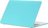 Case geschikt voor Apple MacBook Pro 15 (2016-2019) - Mobigear - Matte Serie - Hardcover - Turquoise - Geschikt voor Apple MacBook Pro 15 (2016-2019) Cover