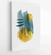 Luxury gold abstract arts background. Wall arts vector 2 - Moderne schilderijen – Vertical – 1899100519 - 50*40 Vertical