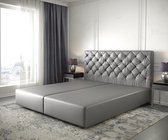 Boxspring-frame Dream-Great kunstleder grijs 180x200