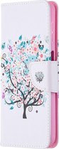 Samsung Galaxy A32 5G Hoesje - Mobigear - Design Serie - Kunstlederen Bookcase - Tree - Hoesje Geschikt Voor Samsung Galaxy A32 5G