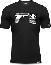FC Kluif - Voetbal T-shirt - Fastest shot ever - Zwart - Maat XXL- Regular fit