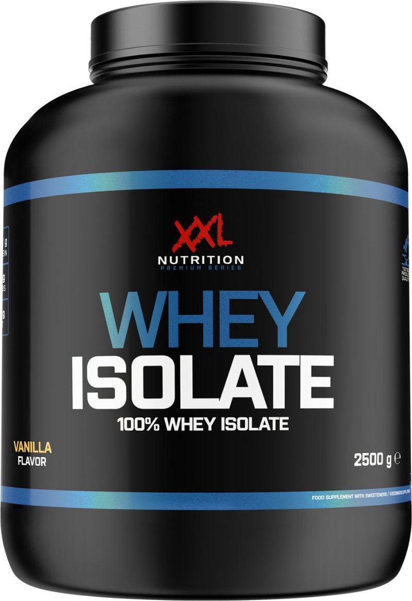 XXL Nutrition Whey Isolaat - Proteïne Poeder / Proteïne Shake - Aardbei 2500 gram