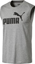 Puma - ESS No.1 SL Tee - Tank Top Grijs - S - Grijs