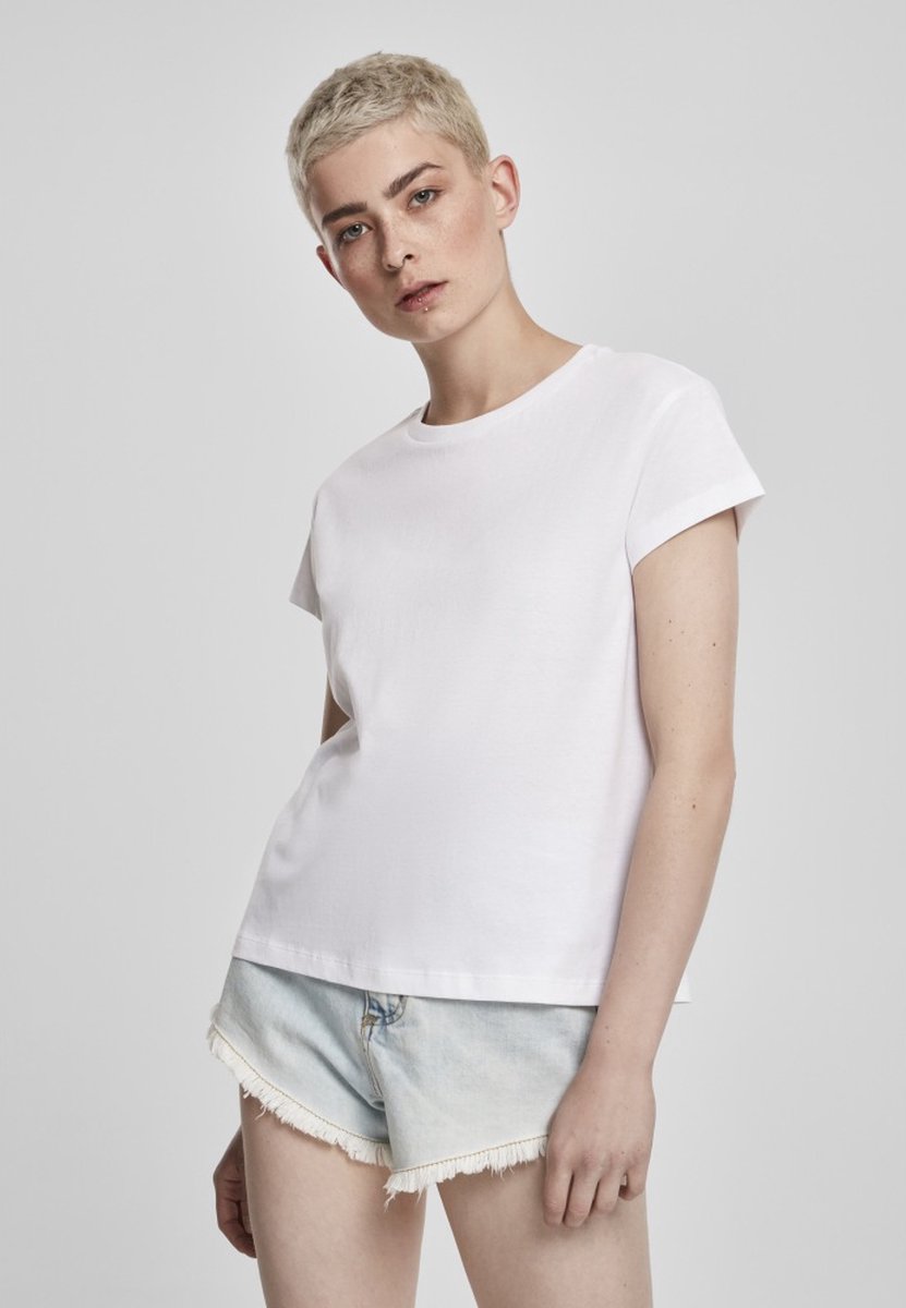 Urban Classics Basic Box Dames T-shirt 3XL Wit
