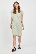 Vila Jurk Vidreamers S/s Knee Dress /su- Noos 14064087 Desert Sage Dames Maat - M