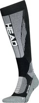 HEAD ski racer kneehigh logo zwart & grijs - 39-42