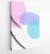 Abstract arts background, Hand drawn textures for wall decoration, invitation, cards, banner and poster. 3 - Moderne schilderijen – Vertical – 1771940243 - 40-30 Vertical