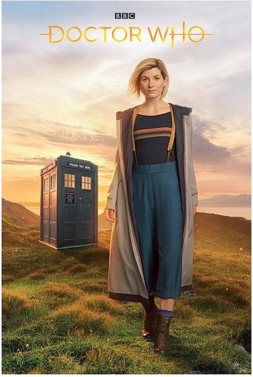 Pyramid Poster - Doctor Who Th Doctor - 91.5 X 61 Cm - Multicolor