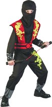"Ninja pak voor jongens - Verkleedkleding - 128/134"