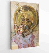 Texture oil painting, still life oil impreessionizm - Moderne schilderijen - Vertical - 524627371 - 40-30 Vertical