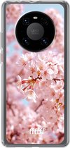 6F hoesje - geschikt voor Huawei P40 Pro -  Transparant TPU Case - Cherry Blossom #ffffff