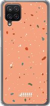 6F hoesje - geschikt voor Samsung Galaxy A12 - Transparant TPU Case - Terrazzo N°10 #ffffff