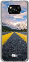 6F hoesje - geschikt voor Xiaomi Poco X3 Pro -  Transparant TPU Case - Road Ahead #ffffff